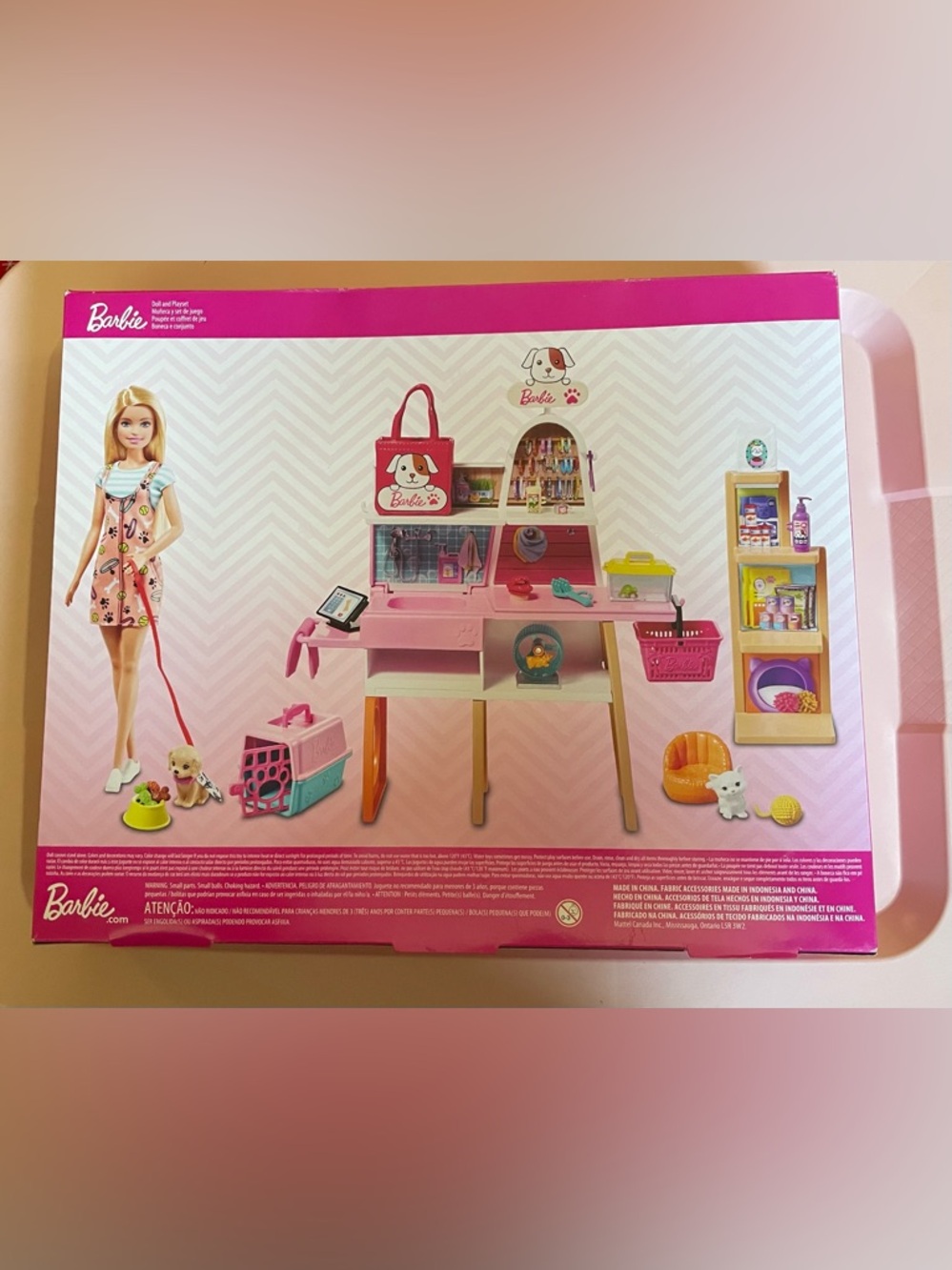 NIB Barbie Pet Boutique Clinic Playset 25 Pcs - Picture 2 of 2